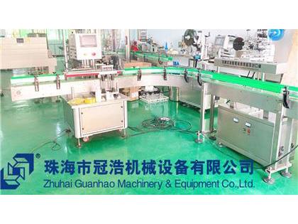 旋蓋機(jī)，鋁箔封口機(jī)，貼標(biāo)機(jī)，噴碼機(jī)，整套生產(chǎn)線已完成生產(chǎn)送貨至客戶公司